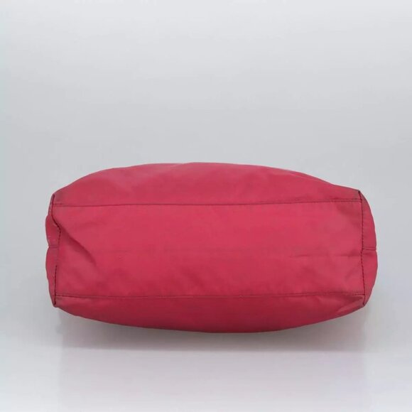 PRADA Tote Bag Nylon Pink Gold Auth - Picture 5 of 15